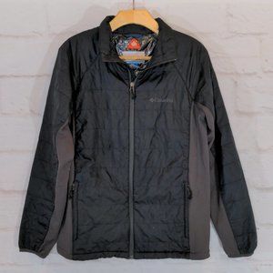 Columbia Omni-heat Solid Black Jacket Small